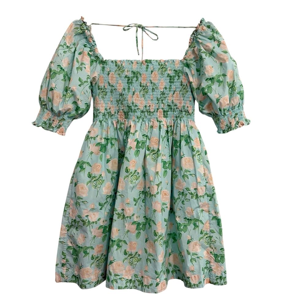 Hill House The Nap Dress Women’s Size Medium Floral Print Cottagecore Coquette